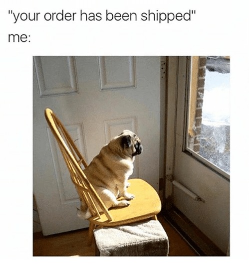 Shipping confirmation Meme