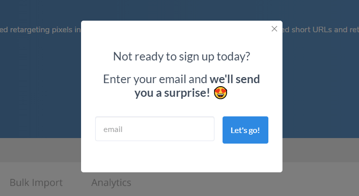 Simple intent popup from PixelMe